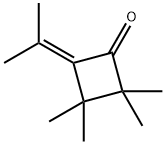 4-Isopropylidene-2,2,3,3-tetramethylcyclobutanone Struktur