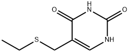 5-ETHYLSULFANYLMETHYLURACIL Struktur