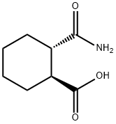 (S,S)-2-Carbamoylcyclohexanecarboxylic acid Struktur