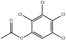 2,3,4,5-TETRACHLOROPHENYLACETATE Struktur