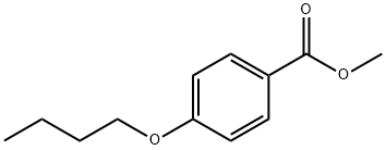 METHYL 4-N-BUTOXYBENZOATE Struktur