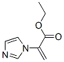 1H-Imidazole-1-aceticacid,alpha-methylene-,ethylester(9CI) Struktur