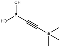 TRIMETHYLSILYLETHYNYLBORONIC ACID Struktur