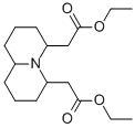 DIETHYL 2,2'-(OCTAHYDRO-1H-QUINOLIZINE-4,6-DIYL)DIACETATE Struktur