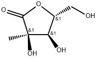 2-C-甲基-D-核糖酸-1,4-內(nèi)酯 結(jié)構(gòu)式