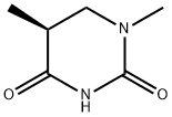 2,4(1H,3H)-Pyrimidinedione,dihydro-1,5-dimethyl-,(5S)-(9CI) Struktur