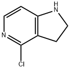 4-chloro-2,3-dihydro-1H-pyrrolo[3,2-c]pyridine Struktur