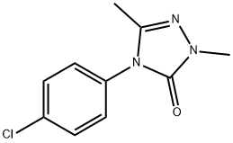 3H-1,2,4-Triazol-3-one, 4-(4-chlorophenyl)-2,4-dihydro-2,5-diMethyl- Struktur