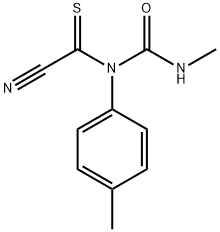 Urea,  1-(cyanothioformyl)-3-methyl-1-p-tolyl-  (7CI,8CI) Struktur