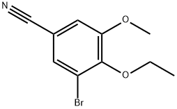 3-BROMO-4-ETHOXY-5-METHOXY-BENZONITRILE Struktur