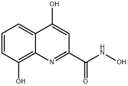 2-Quinolinecarboxamide, N,4,8-trihydroxy- (9CI) Struktur