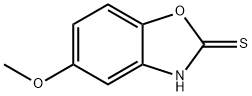 5-メトキシベンゾオキサゾール-2-チオール 化學(xué)構(gòu)造式