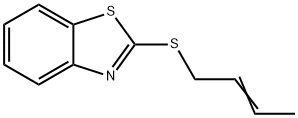 Benzothiazole, 2-(2-butenylthio)- (9CI) Struktur