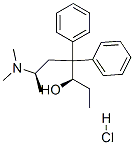 (3R,6R)-6-dimethylamino-4,4-diphenyl-heptan-3-ol hydrochloride Struktur