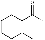 Cyclohexanecarbonyl fluoride, 1,2-dimethyl- (9CI) Struktur