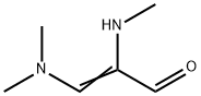 3-(Dimethylamino)-2-(methylamino)propenal Struktur