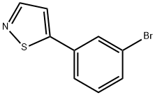 5-(3-BROMOPHENYL)ISOTHIAZOLE Struktur