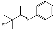 2-methyl-3-phenylimino-butan-2-ol Struktur