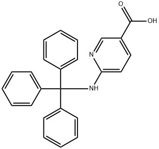 6-TRITYLAMINO-NICOTINIC ACID Struktur