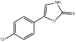 5-(4-CHLOROPHENYL)-1,3-OXAZOLE-2-THIOL Struktur