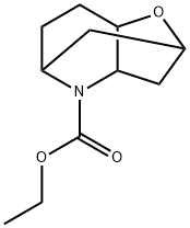 3,3a,5,6,7,7a-Hexahydro-2,5-methanofuro[3,2-b]pyridine-4(2H)-carboxylic acid ethyl ester Struktur