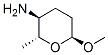 2H-Pyran-3-amine,tetrahydro-6-methoxy-2-methyl-,(2R,3S,6S)-(9CI) Struktur