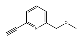 Pyridine, 2-ethynyl-6-(methoxymethyl)- (9CI) Struktur