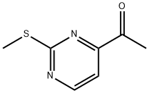 Ethanone, 1-[2-(methylthio)-4-pyrimidinyl]- (9CI) Struktur