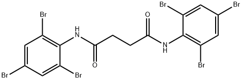 N,N'-Bis(2,4,6-tribromophenyl)succinamide Struktur