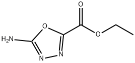 5-AMINO-1,3,4-OXADIAZOLE-2-CARBOXYLIC ACID ETHYL ESTER Struktur