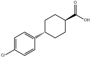 4-(4-Chlorophenyl)cyclohexanecarboxylic acid Struktur