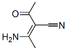 2-Butenenitrile, 2-acetyl-3-amino-, (2Z)- (9CI) Struktur