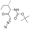 (3S,4S)-3-BOC-AMINO-1-DIAZO-4-METHYL-2-HEXANONE Struktur