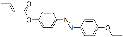 2-Butenoic acid 4-[(4-ethoxyphenyl)azo]phenyl ester Struktur