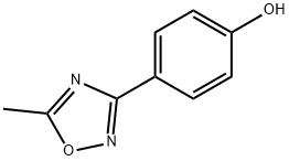 4-(5-METHYL-1,2,4-OXADIAZOL-3-YL)PHENOL Struktur