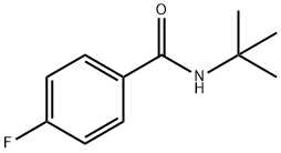 N-t-butyl-4-fluorobenzamide Struktur