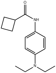 Cyclobutanecarboxamide, N-[4-(diethylamino)phenyl]- (9CI) Struktur