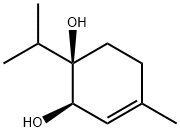 3-Cyclohexene-1,2-diol,4-methyl-1-(1-methylethyl)-,(1R,2R)-(9CI) Struktur