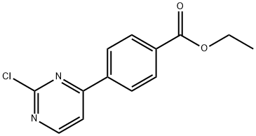 ethyl 4-(2-chloropyriMidin-4-yl)benzoate Struktur