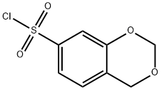 4H-1,3-BENZODIOXINE-7-SULFONYL CHLORIDE,97% Struktur