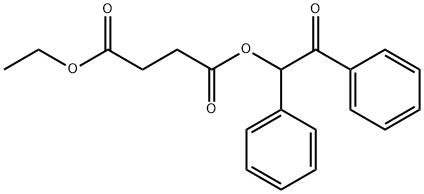 1-ETHYL 4-(2-OXO-1,2-DIPHENYLETHYL) SUCCINATE Struktur