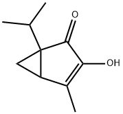 Bicyclo[3.1.0]hex-3-en-2-one, 3-hydroxy-4-methyl-1-(1-methylethyl)- (9CI) Struktur