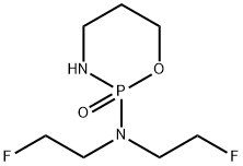 N,N-BIS(2-FLUOROETHYL)TETRAHYDRO-2H-1,3,2-OXAZAPHOSPHORIN-2-AMINE2-OXIDE Struktur