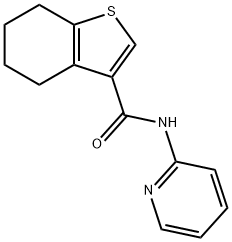 Benzo[b]thiophene-3-carboxamide, 4,5,6,7-tetrahydro-N-2-pyridinyl- (9CI) Struktur