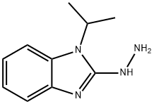 2H-Benzimidazol-2-one,1,3-dihydro-1-(1-methylethyl)-,hydrazone(9CI) Struktur