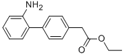 (2'-AMINO-4-BIPHENYLYL)-ACETIC ACID ETHYL ESTER Struktur