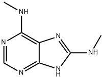 1H-Purine-6,8-diamine,  N,N-dimethyl-  (9CI) Struktur