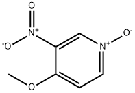 Pyridine, 4-methoxy-3-nitro-, 1-oxide (9CI) Struktur