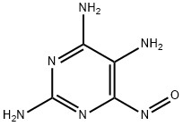 2,4,5-Pyrimidinetriamine,  6-nitroso- Struktur