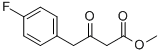 4-(4-FLUORO-PHENYL)-3-OXO-BUTYRIC ACID METHYL ESTER Struktur